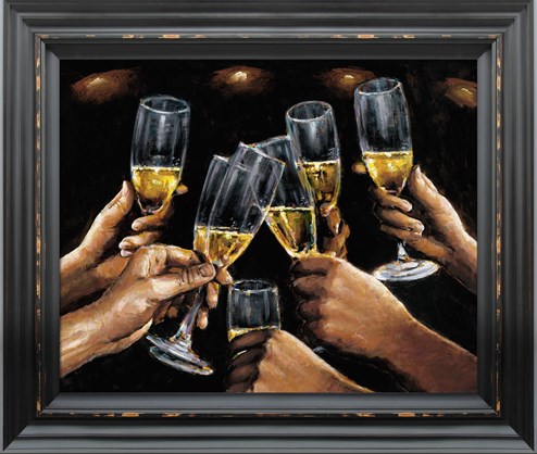 Celebration by Fabian Perez - Framed Embellished Canvas on Board
